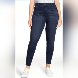 New Terra & Sky Women's 26W Petite High Rise Skinny Jeans